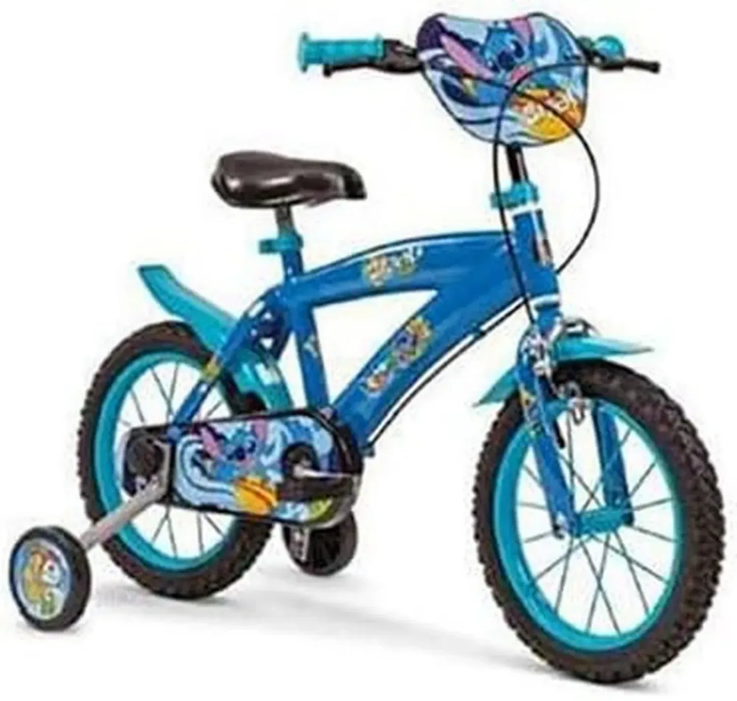 Vélo Enfant 16 Pouces Stitch pour 5-8 Ans